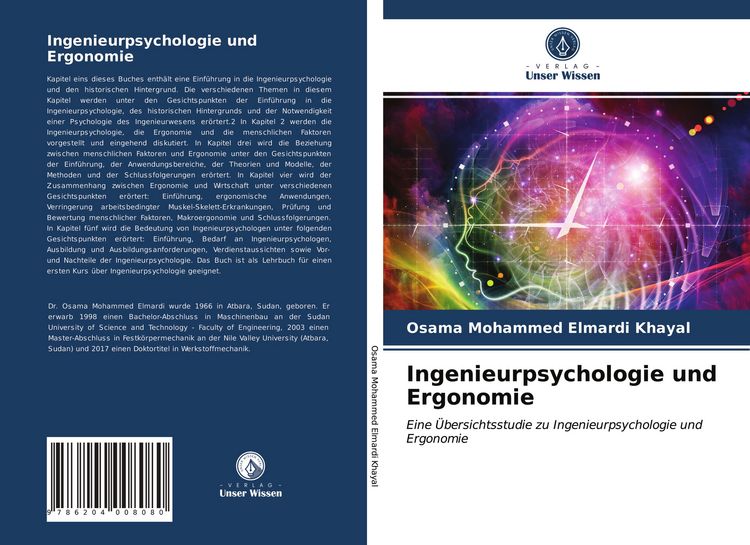 Produktbild: Ingenieurpsychologie und Ergonomie