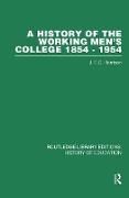 Produktbild: A History of the Working Men's College