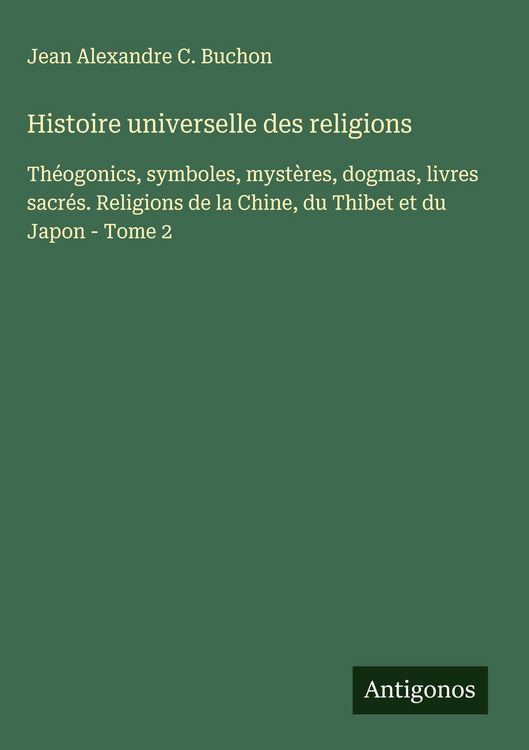 Produktbild: Histoire universelle des religions