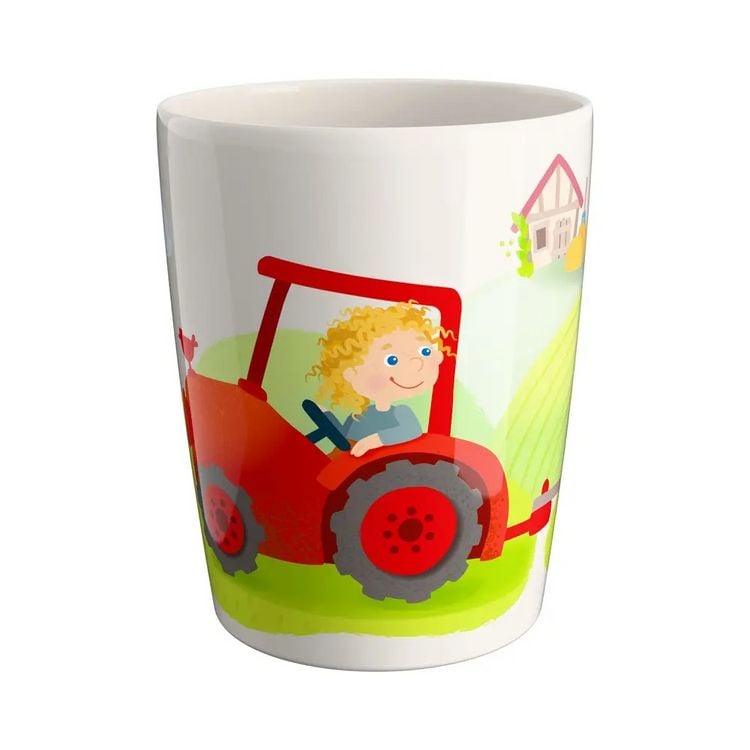 Produktbild: HABA 2012443002 - Becher Bauernhof, Melamin, H&ouml;he: 9 cm