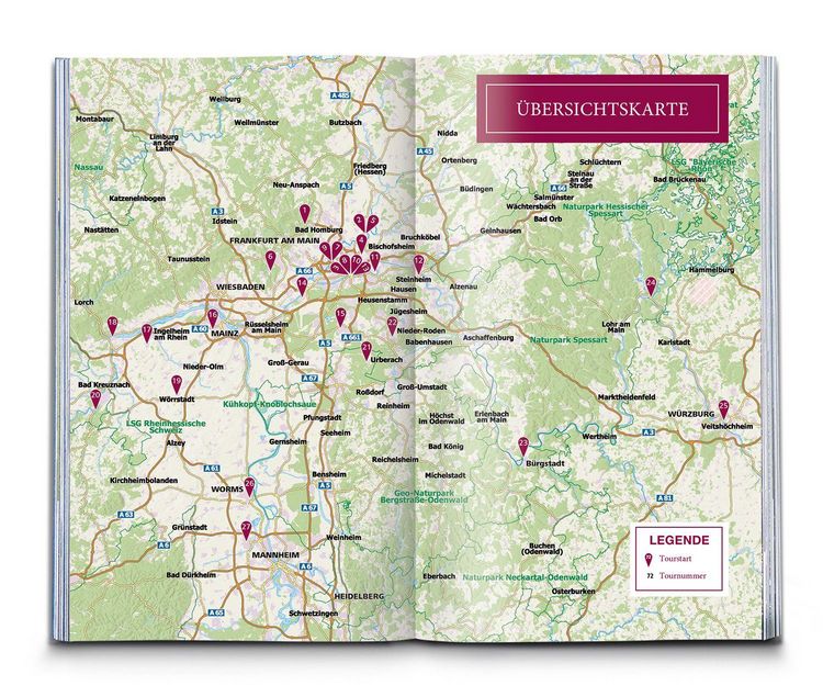 Produktbild: KOMPASS Fahrradlust Rhein-Main