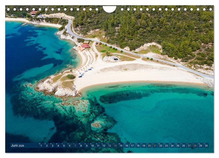 Produktbild: Traumstr&auml;nde Griechenlands (Wandkalender 2026 DIN A4 quer), CALVENDO Monatskalender