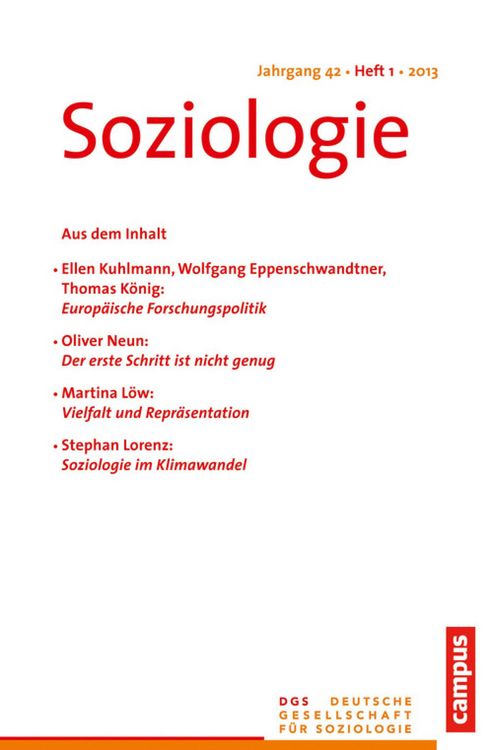 Produktbild: Soziologie 1.2013
