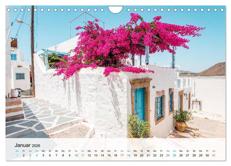 Produktbild: Patmos - Die heilige Insel (Wandkalender 2026 DIN A4 quer), CALVENDO Monatskalender