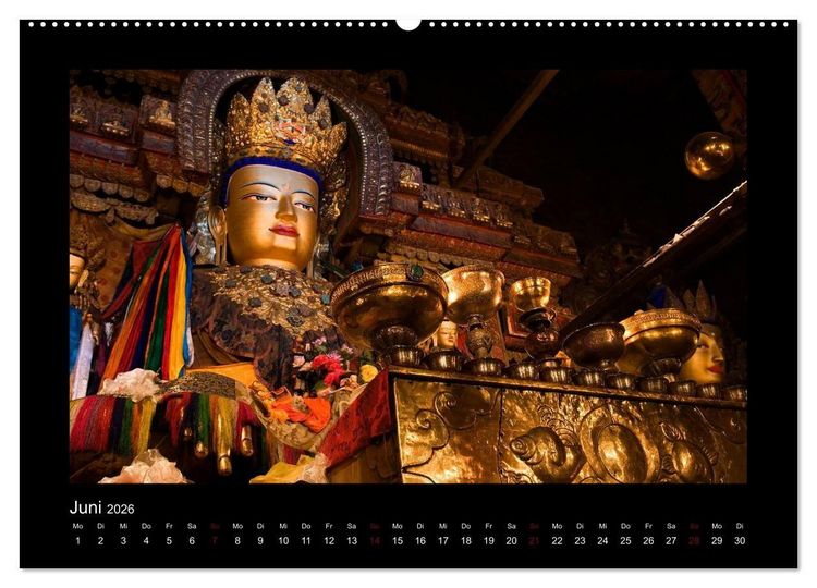 Produktbild: Tibet (hochwertiger Premium Wandkalender 2026 DIN A2 quer), Kunstdruck in Hochglanz