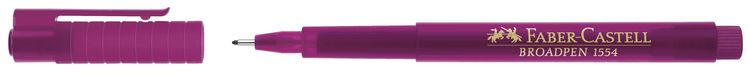 Produktbild: Faber-Castell Faserschreiber Broadpen Document magenta