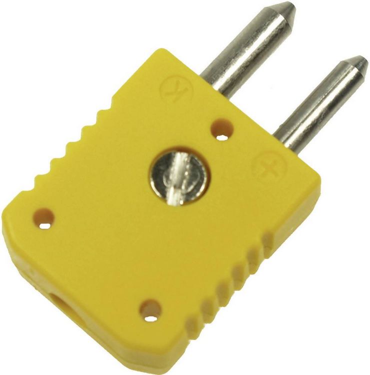 Produktbild: B + B Thermo-Technik 0220 0004 Standardstecker Typ K, gelb Gelb Inhalt: 1St.