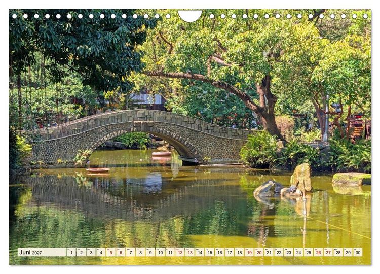 Produktbild: Taipeh &ndash; Tradition trifft Moderne (Wandkalender 2027 DIN A4 quer), CALVENDO Monatskalender