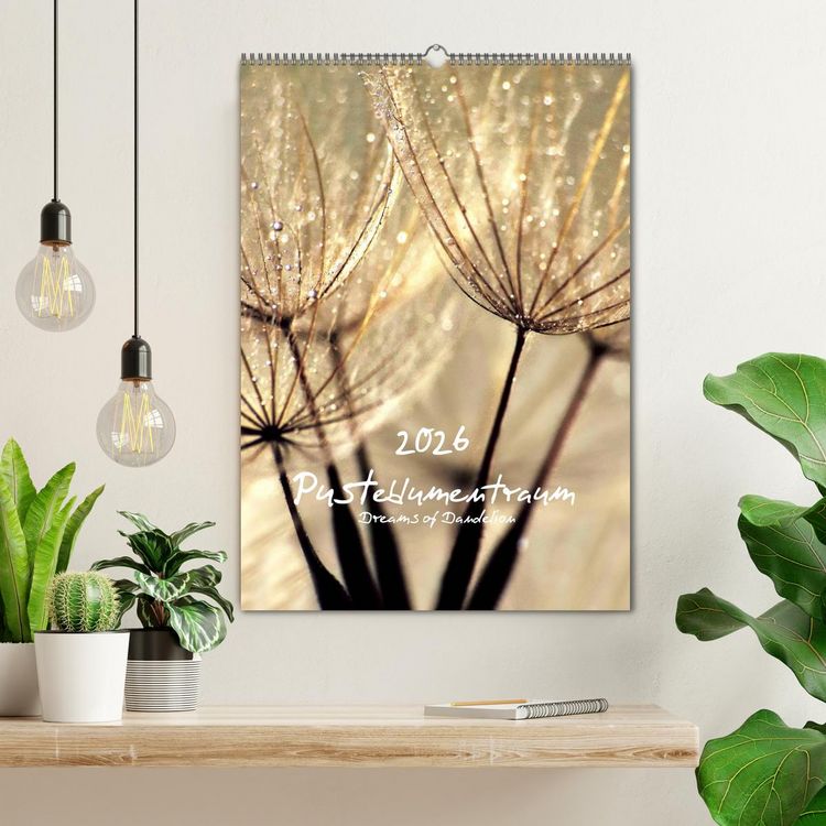Produktbild: Pusteblumentraum - Dreams of Dandelion (Wandkalender 2026 DIN A2 hoch), CALVENDO Monatskalender