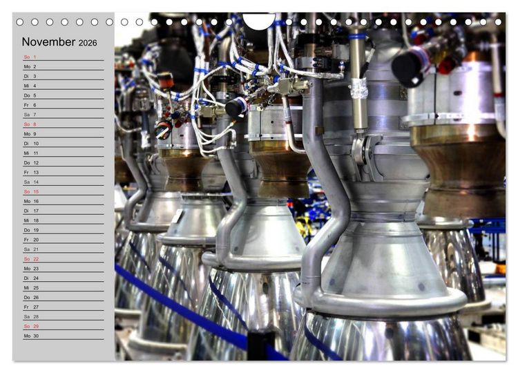 Produktbild: Space Shuttle. Impressionen aus der Raumfahrt (Wandkalender 2026 DIN A4 quer), CALVENDO Monatskalender