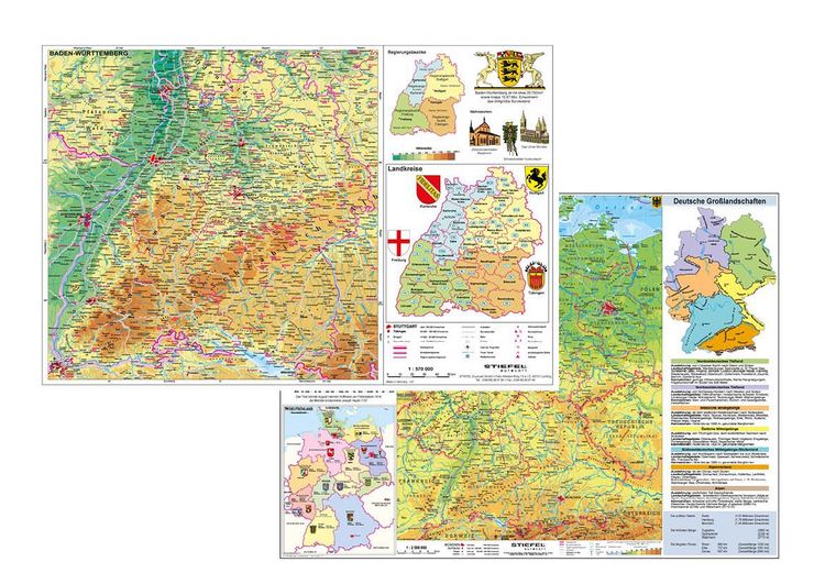Produktbild: Deutschland physisch / Baden W&uuml;rttemberg physisch