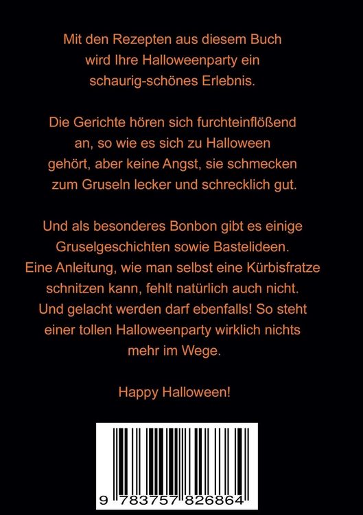 Produktbild: Happy Halloween - Kulinarischer und literarischer Gruselspa&szlig;