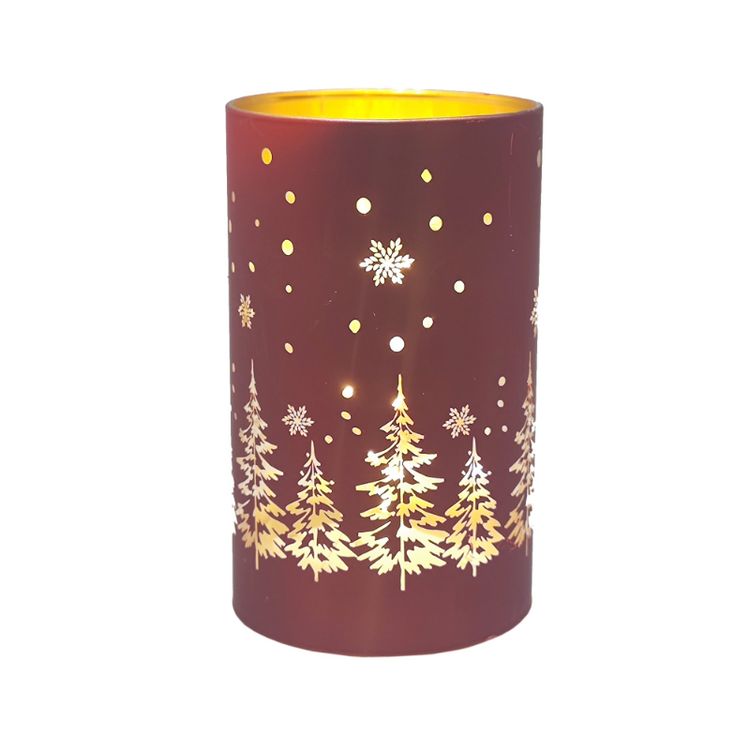 Produktbild: LED-Windlicht Winterwald