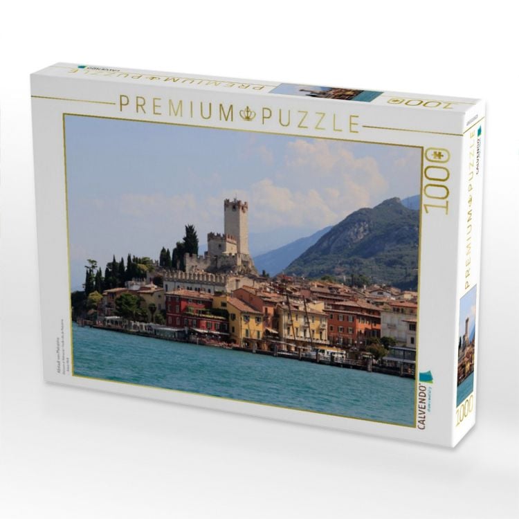 Produktbild: CALVENDO Puzzle Altstadt von Malcesine | 1000 Teile Lege-Gr&ouml;&szlig;e 64x48cm Foto-Puzzle f&uuml;r gl&uuml;ckliche Stunden