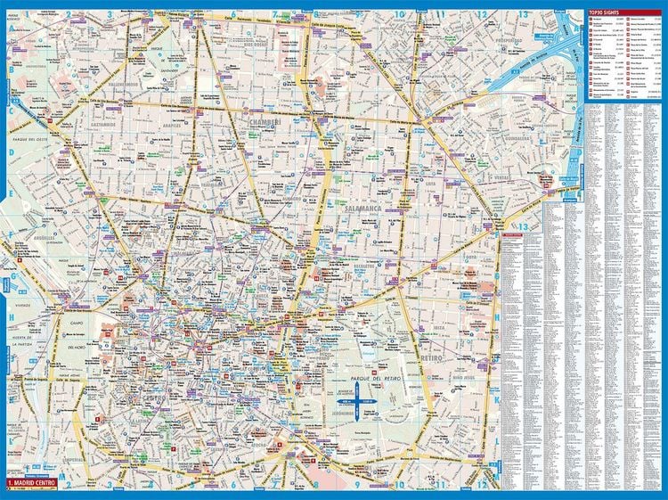 Produktbild: Madrid, Borch Map