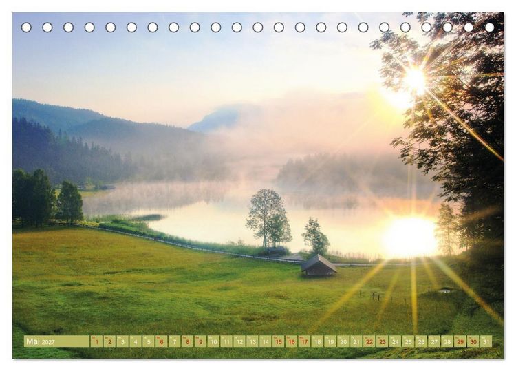 Produktbild: MITTENWALD Eine Perle im Oberen Isartal (Tischkalender 2027 DIN A5 quer), CALVENDO Monatskalender