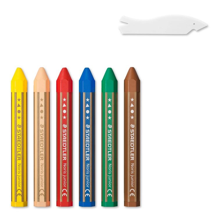 Produktbild: STAEDTLER Wachsmalkreide Noris&reg; junior 224, 6er Set