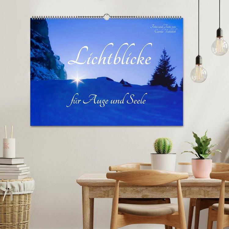 Produktbild: Lichtblicke f&uuml;r Auge und Seele - Der Kalender (Wandkalender 2026 DIN A2 quer), CALVENDO Monatskalender