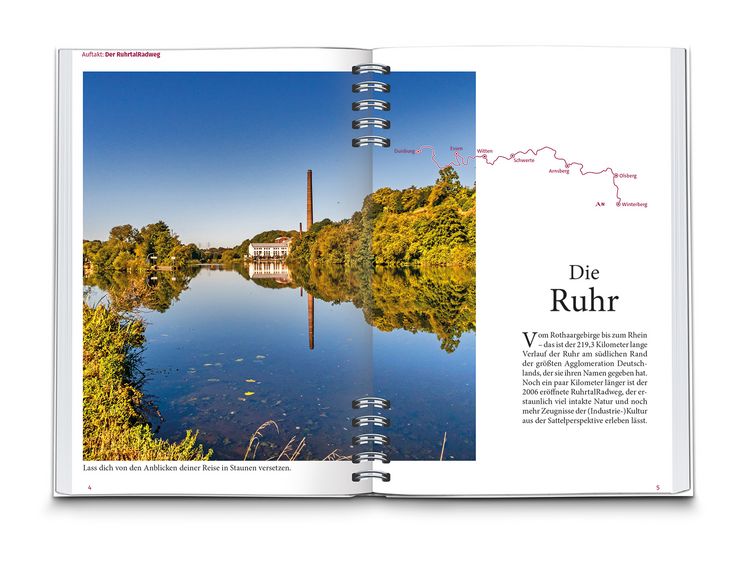 Produktbild: KOMPASS Radreisef&uuml;hrer RuhrtalRadweg