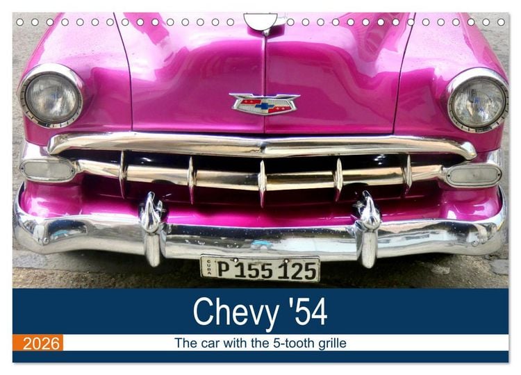 Produktbild: Chevy '54 - The car with the 5-tooth grille (Wall Calendar 2026 DIN A4 landscape), CALVENDO 12 Month Wall Calendar
