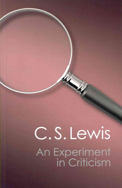 Produktbild: An Experiment in Criticism (Canto Classics)