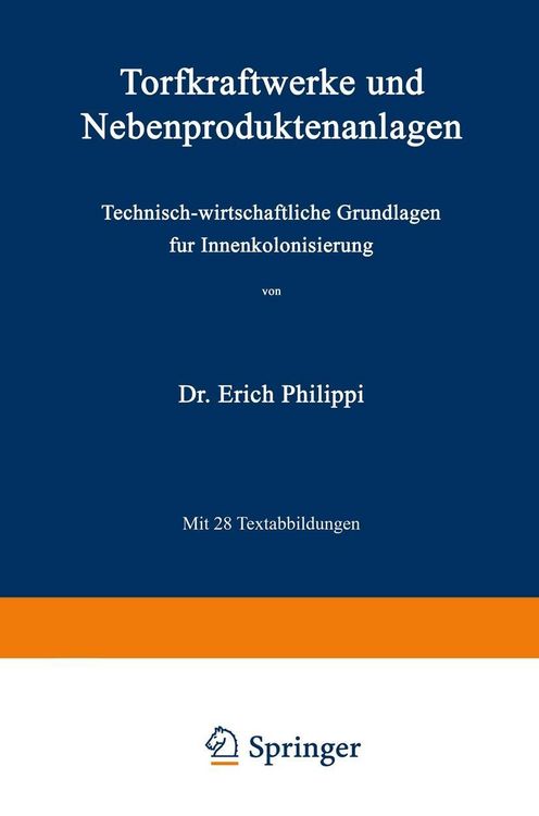 Produktbild: Torfkraftwerke und Nebenproduktenanlagen
