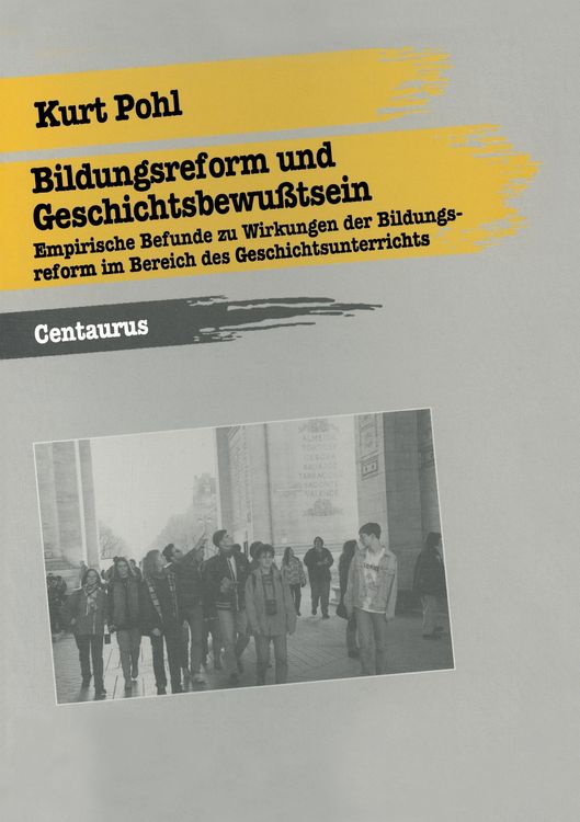 Produktbild: Bildungsreform und Geschichtsbewu&szlig;tsein