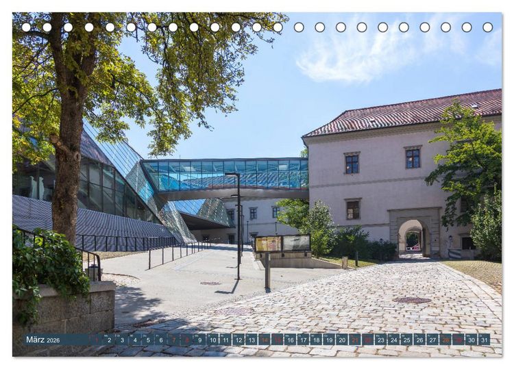 Produktbild: Facettenreiches Linz (Tischkalender 2026 DIN A5 quer), CALVENDO Monatskalender
