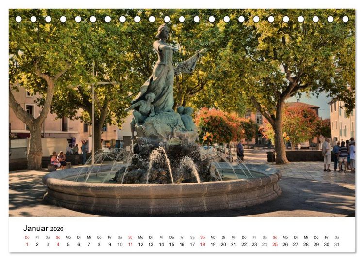 Produktbild: Frankreich- St&auml;dte und D&ouml;rfer des Languedoc-Roussillon (Tischkalender 2026 DIN A5 quer), CALVENDO Monatskalender