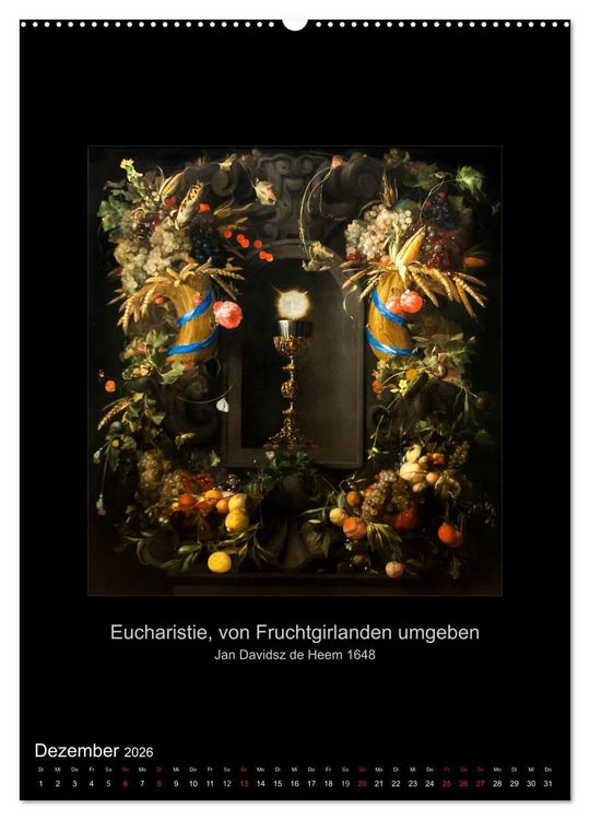 Produktbild: Stillleben - Illusionistische Malerei der Renaissance (Wandkalender 2026 DIN A2 hoch), CALVENDO Monatskalender
