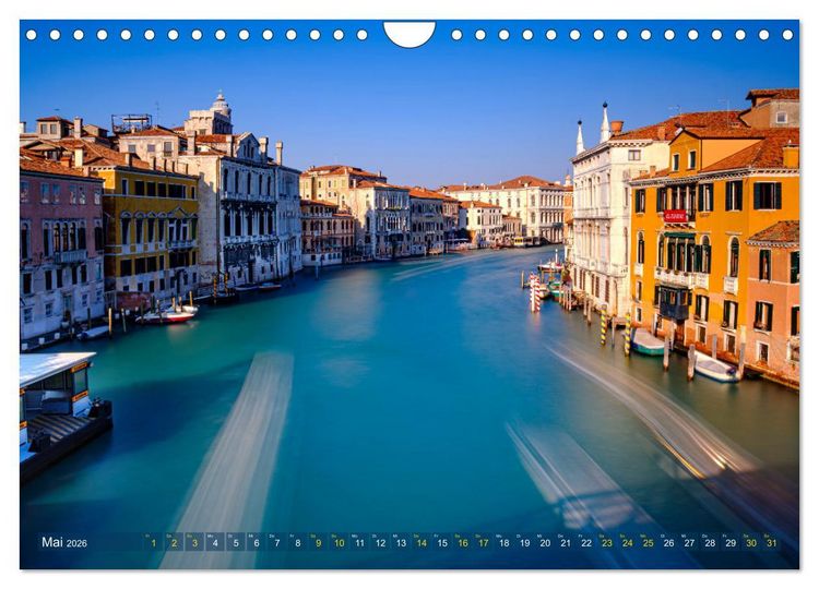 Produktbild: Venedig - eine Stadt f&uuml;r Tr&auml;umer (Wandkalender 2026 DIN A4 quer), CALVENDO Monatskalender