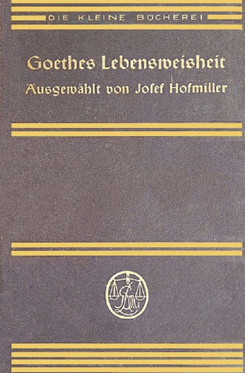Produktbild: Goethes Lebensweisheit