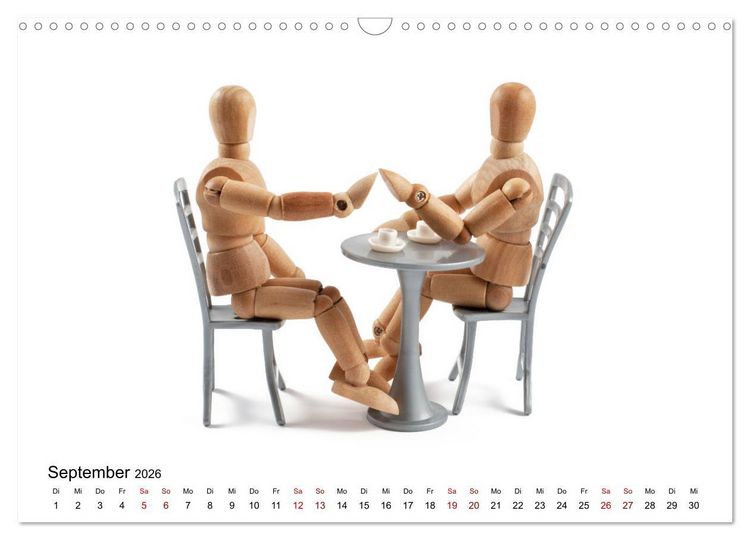Produktbild: Und immer wieder mit Liebe (Wandkalender 2026 DIN A3 quer), CALVENDO Monatskalender