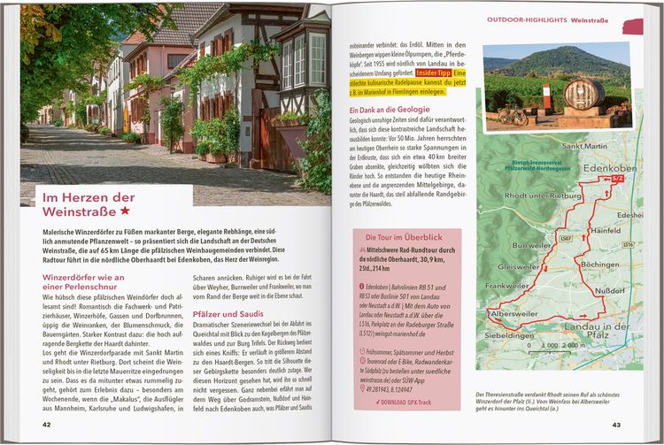 Produktbild: MARCO POLO OUTDOOR GUIDE Reisef&uuml;hrer Pfalz
