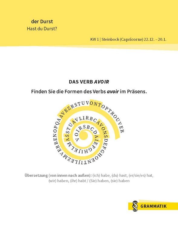 Produktbild: Langenscheidt Sprachkalender Franz&ouml;sisch 2027