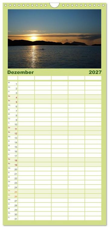 Produktbild: Familienplaner 2027 - Skellig Coast - Irlands sch&ouml;nste K&uuml;ste mit 5 Spalten (Wandkalender, 21 x 45 cm) CALVENDO