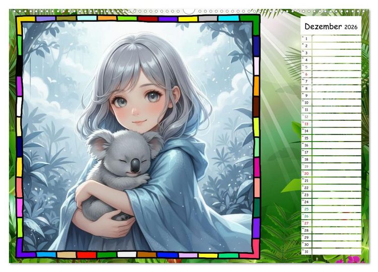 Produktbild: Meine Tierbabys (hochwertiger Premium Wandkalender 2026 DIN A2 quer), Kunstdruck in Hochglanz