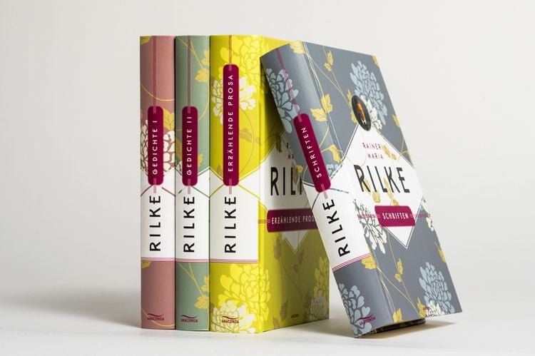 Produktbild: Rainer Maria Rilke, Werke in vier B&auml;nden (Gedichte I - Gedichte II - Erz&auml;hlende Prosa - Schriften) (4 B&auml;nde im Schuber)