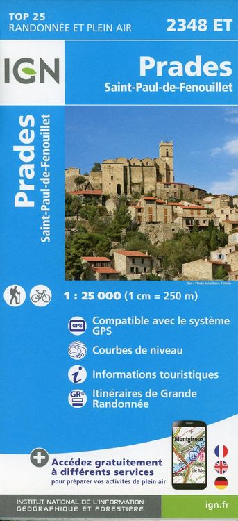 Produktbild: Prades.Saint-Paul-de-Fenouillet 1:25 000