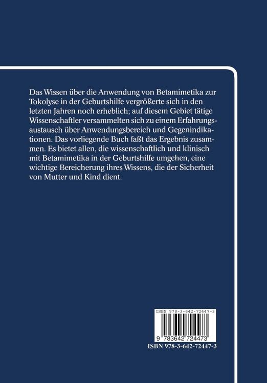 Produktbild: Tokolyse und Betamimetika