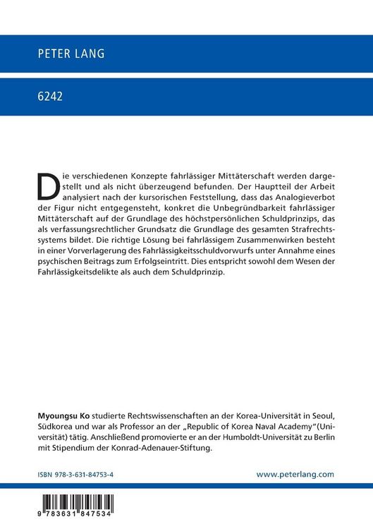 Produktbild: Fahrl&auml;ssige Mitt&auml;terschaft und Schuldprinzip