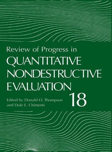Produktbild: Review of Progress in Quantitative Nondestructive Evaluation