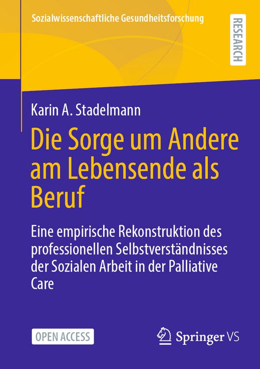 Produktbild: Die Sorge um Andere am Lebensende als Beruf