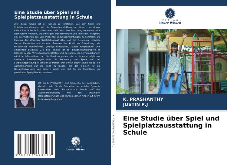 Produktbild: Eine Studie &uuml;ber Spiel und Spielplatzausstattung in Schule