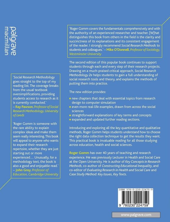 Produktbild: Social Research Methodology