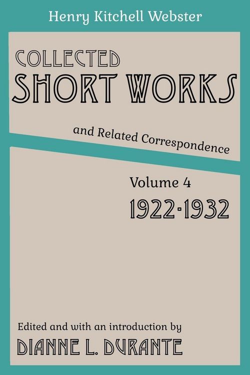 Produktbild: Collected Short Works and Related Correspondence Vol. 4