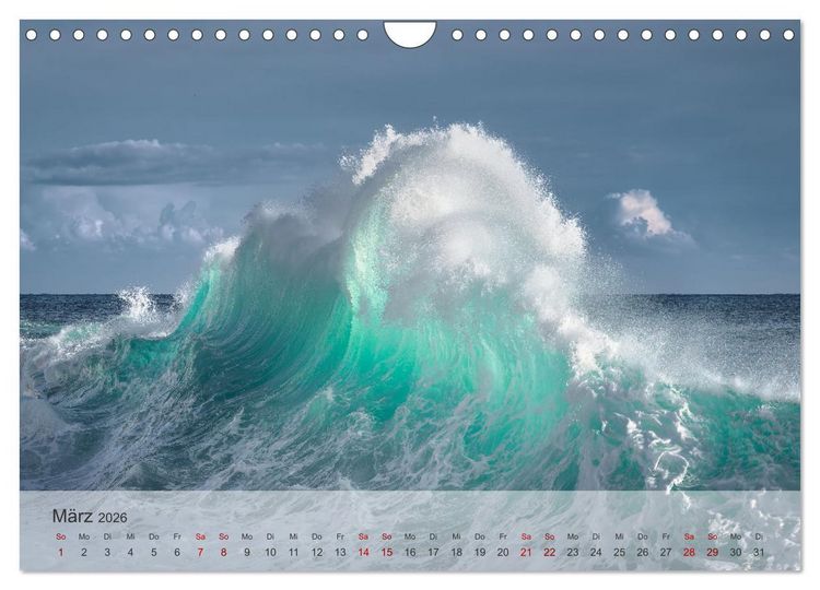 Produktbild: Rhapsodie in Blau (Wandkalender 2026 DIN A4 quer), CALVENDO Monatskalender