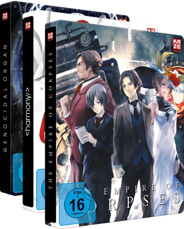 Produktbild: Project Itoh - Gesamtausgabe - Steelbook Bundle - Vol. 1-3 (+ 3 DVDs) [3 BRs]