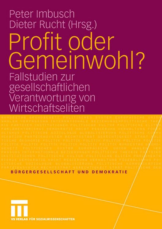 Produktbild: Profit oder Gemeinwohl?