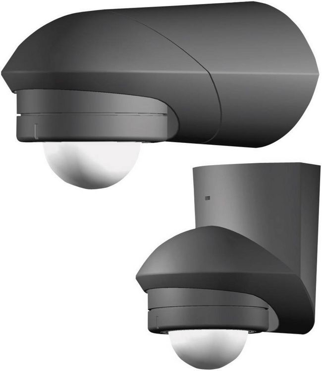 Produktbild: Grothe 94533 Aufputz PIR-Bewegungsmelder 120&deg; Relais Schwarz IP55
